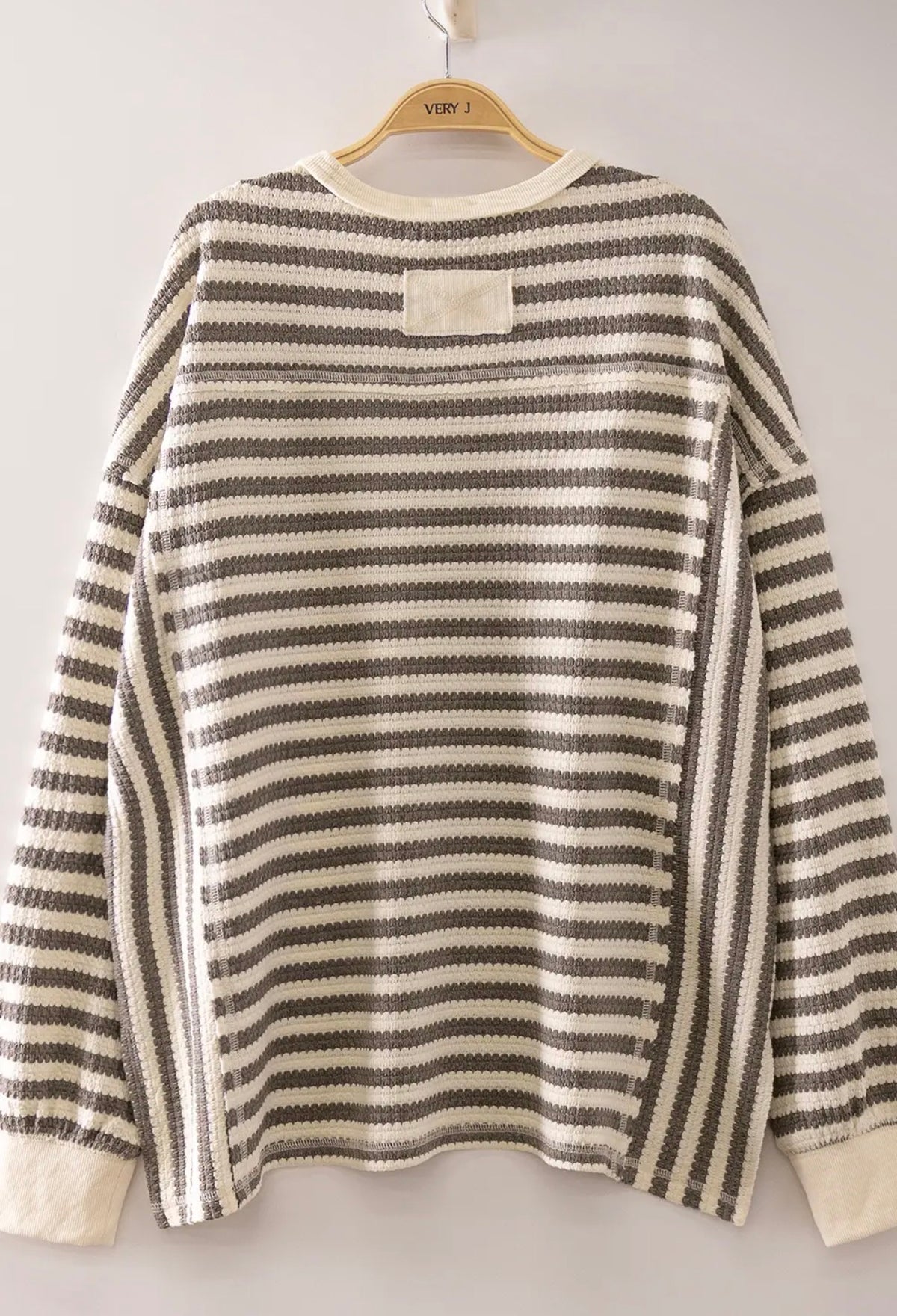 Stripe waffle tops