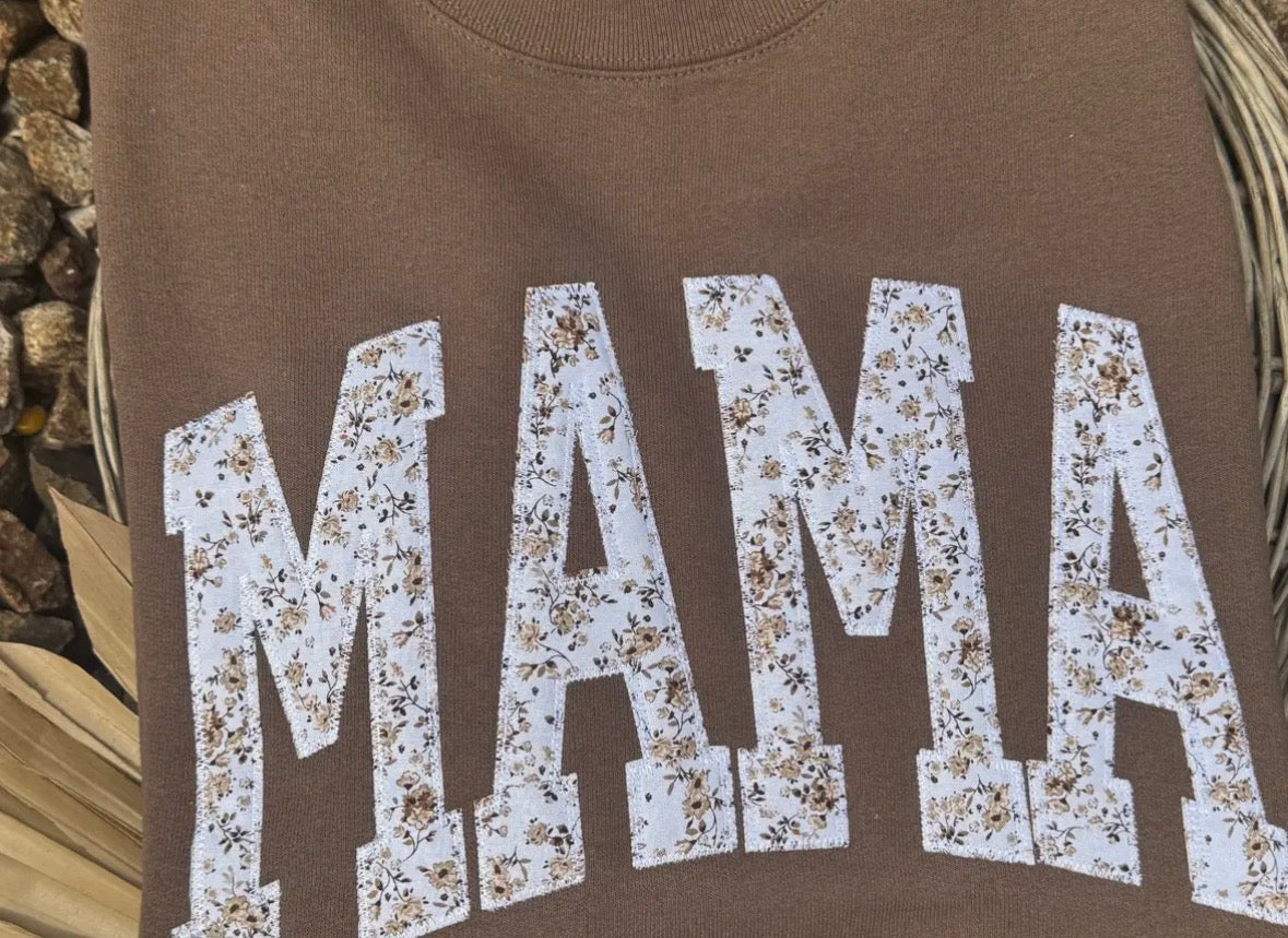 Mama floral tee