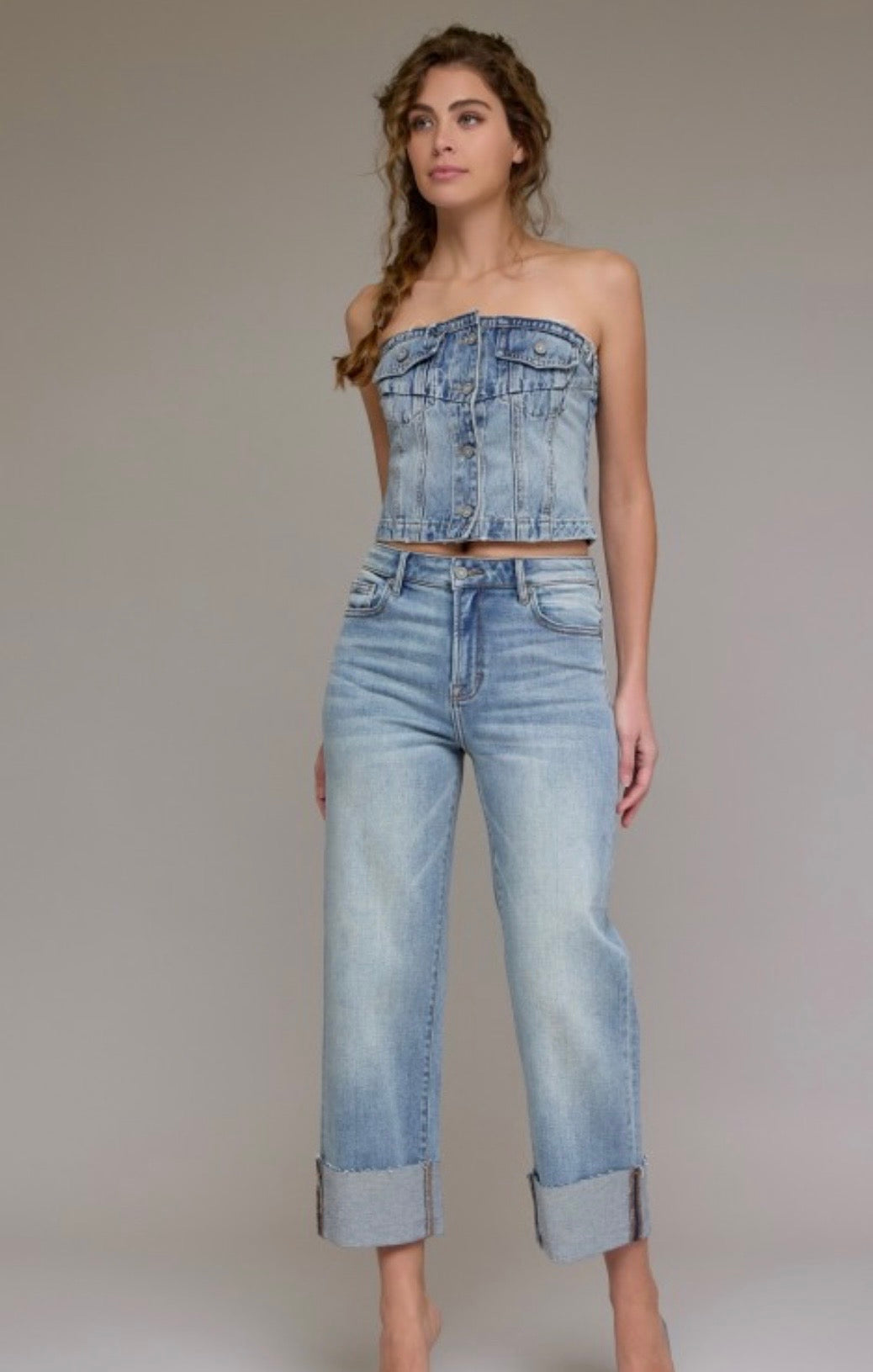Hidden vintage HW straight jeans