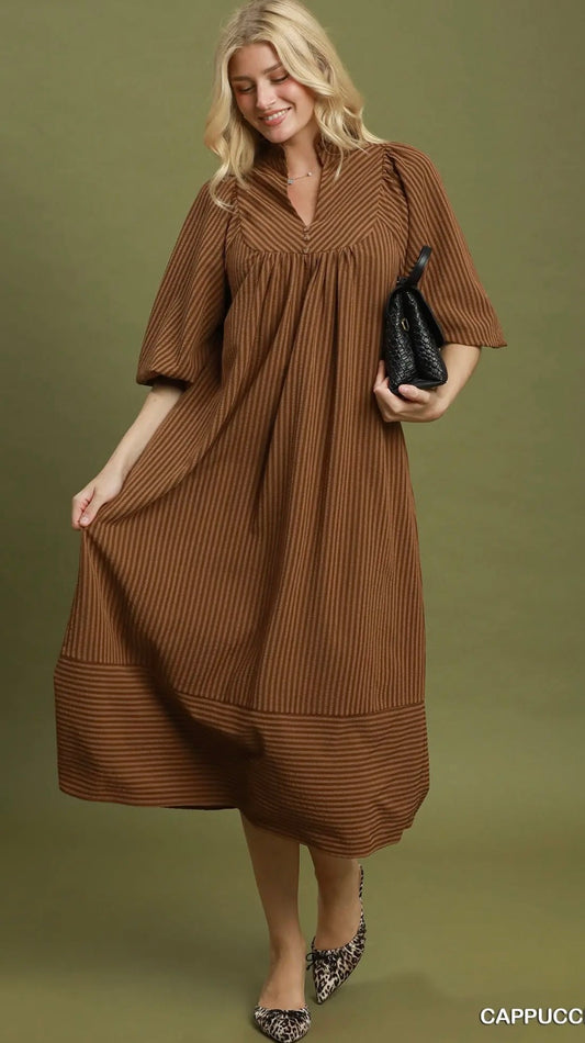 Betsy brown dress