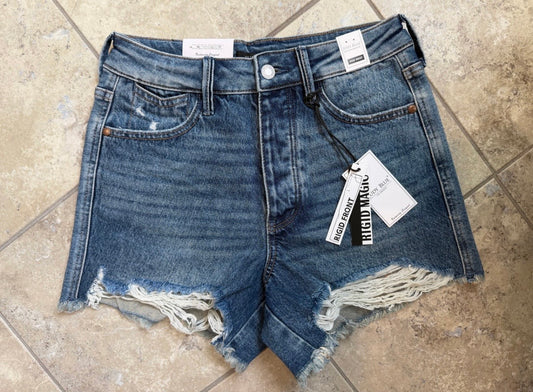 Judy Blue High Waist Button Fly Rigid Magic Cut Off