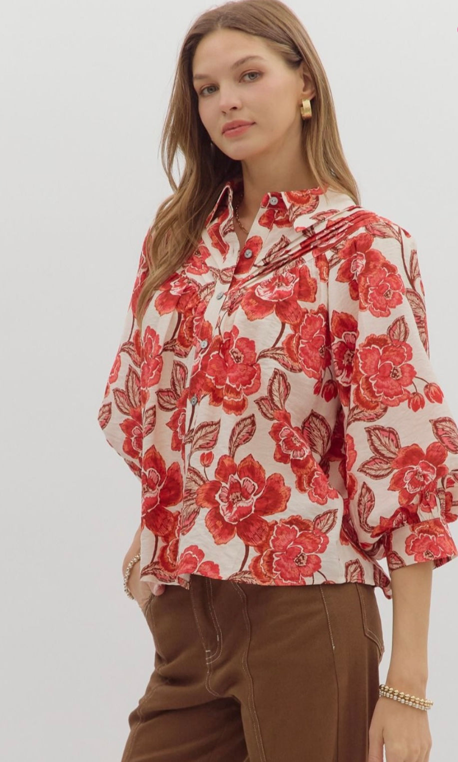 Sarah floral top