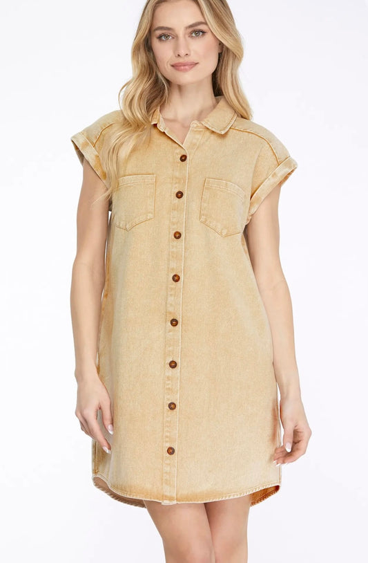 Mindy taupe dress