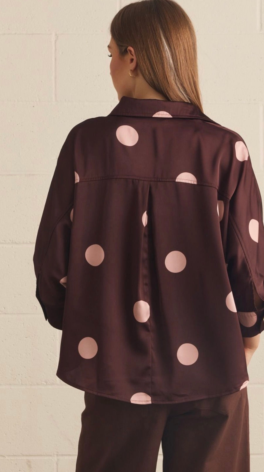 Jasmine pink dot top