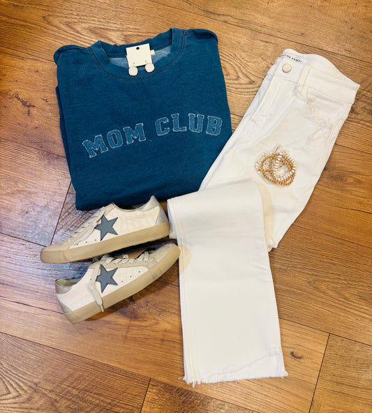 Mom club light weight sweatshirt