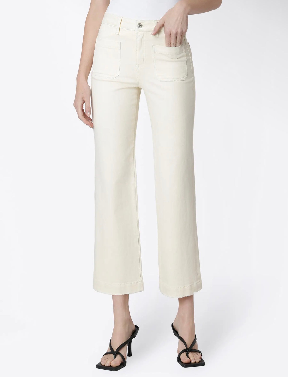 Vervet natural highrise slip crop wide