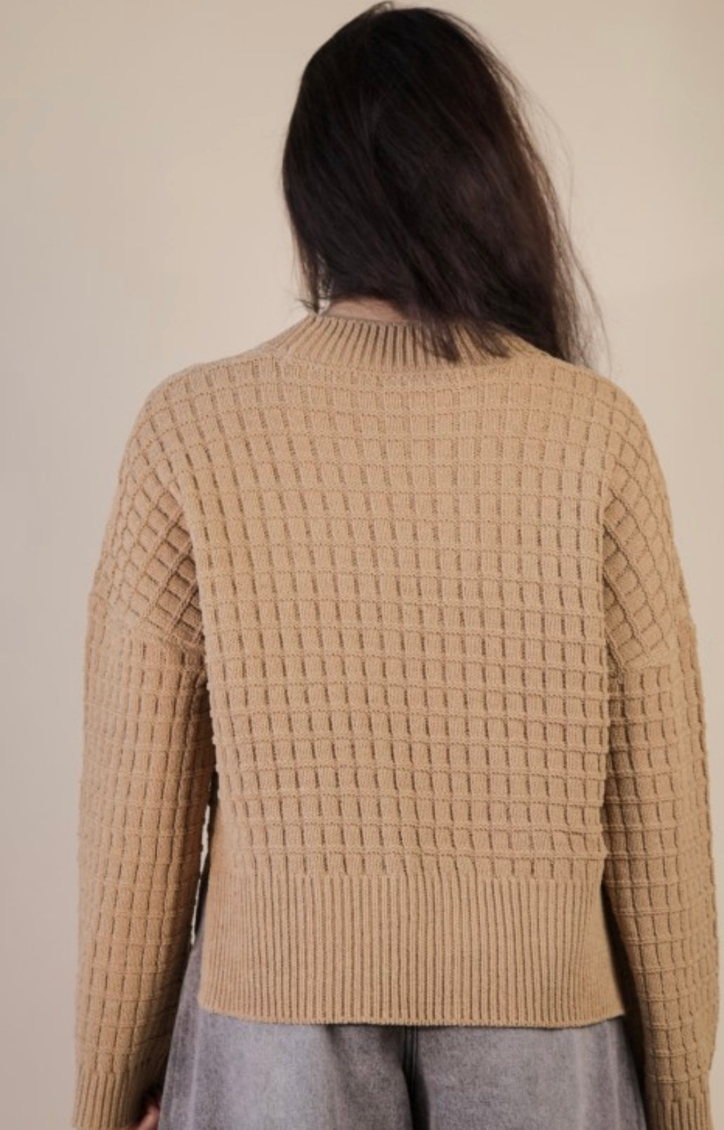 Amanda sweater taupe