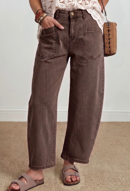 Chocolate barrel denim