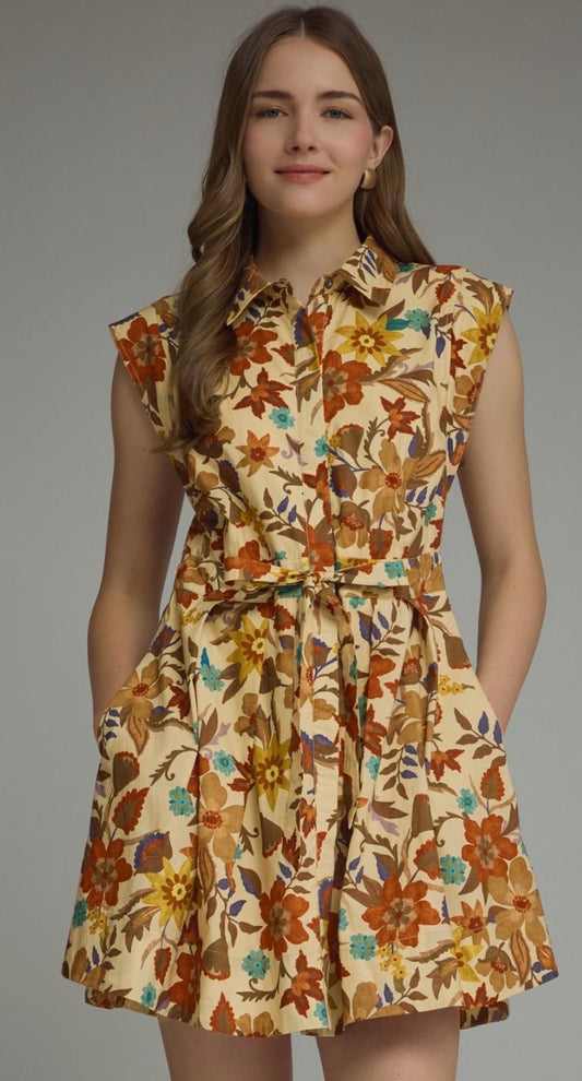 Katie floral dress