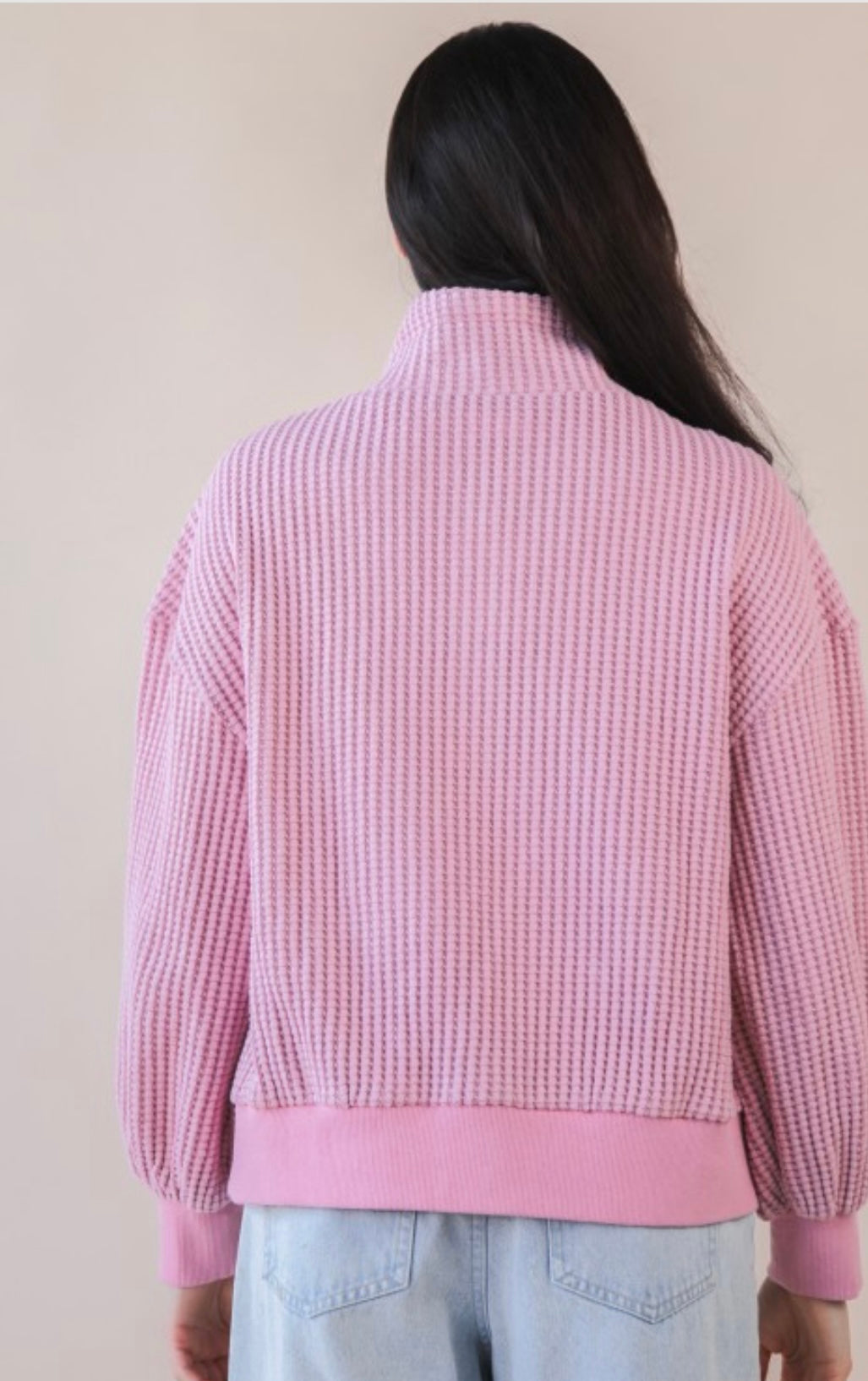 Pink pullover
