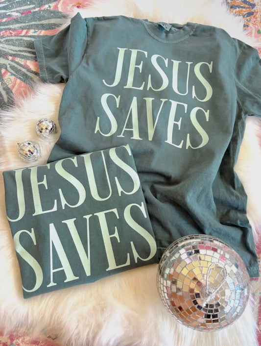 Jesus saves tee