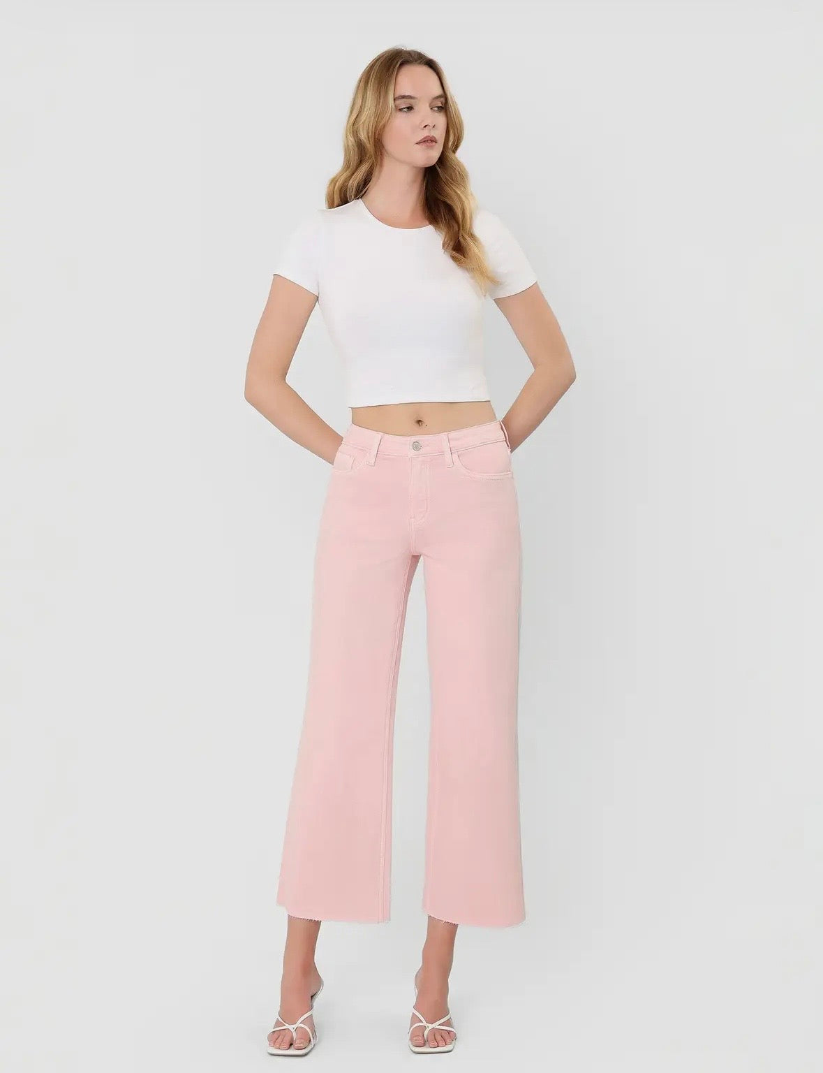 Vervet light pink denim