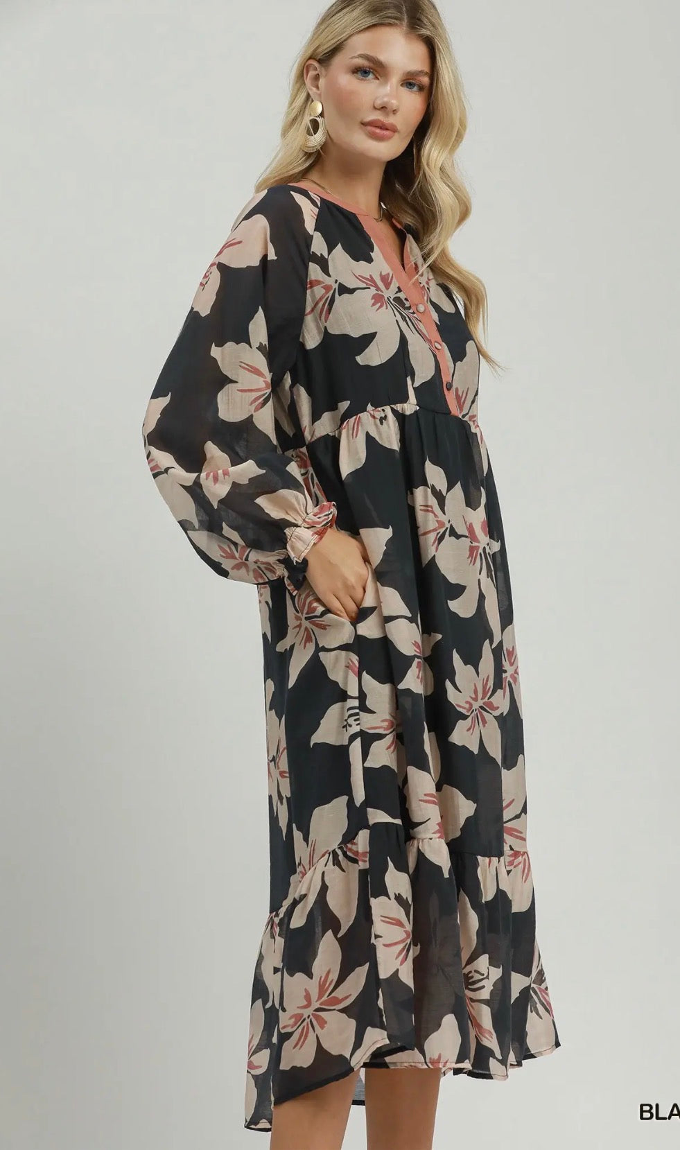 Beth floral dress