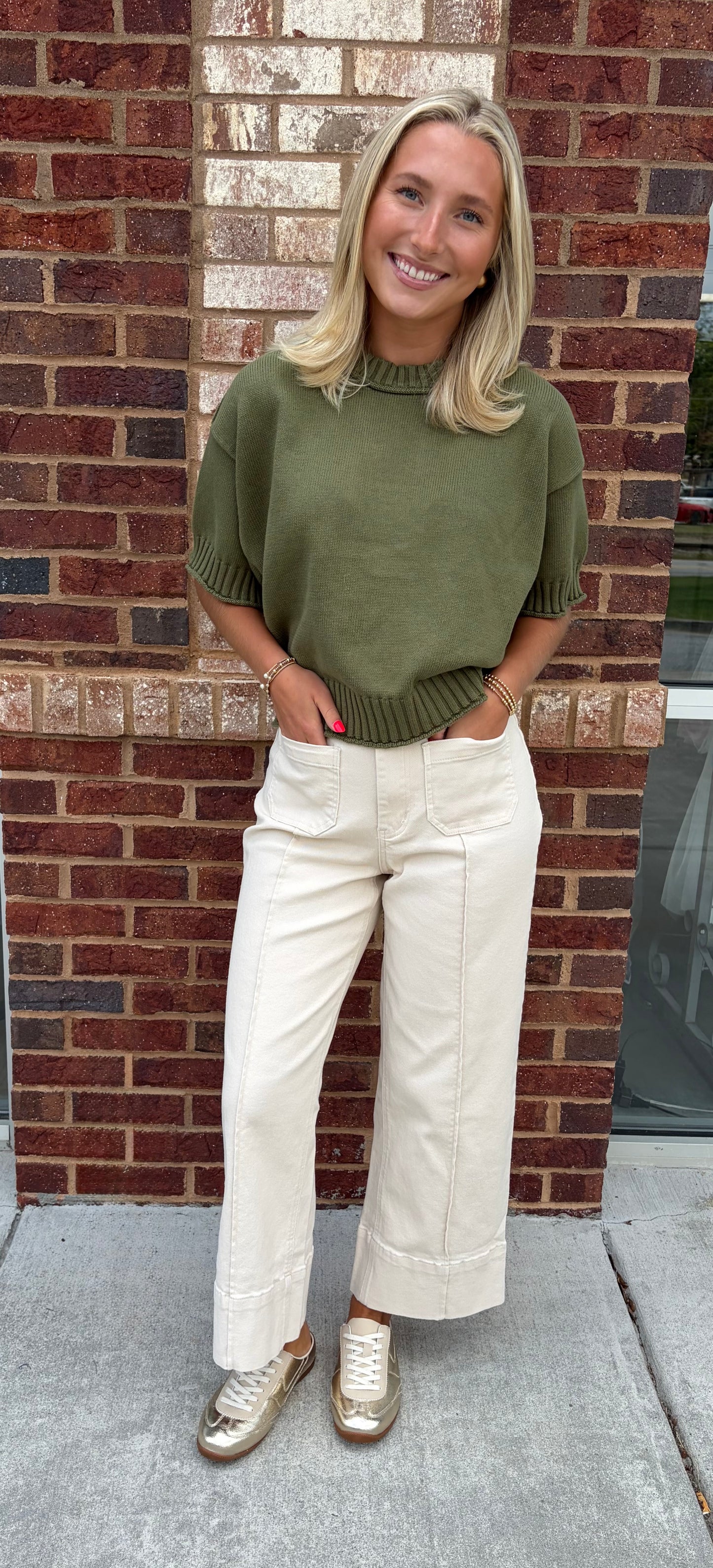 Olive sweater