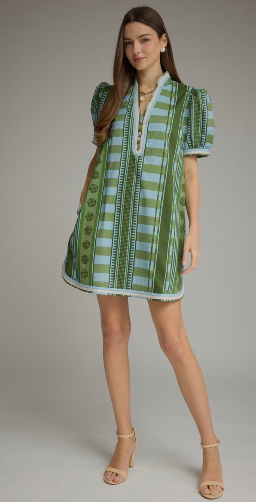 Amber green dress