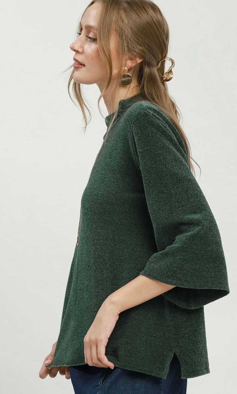 Hunter green sweater