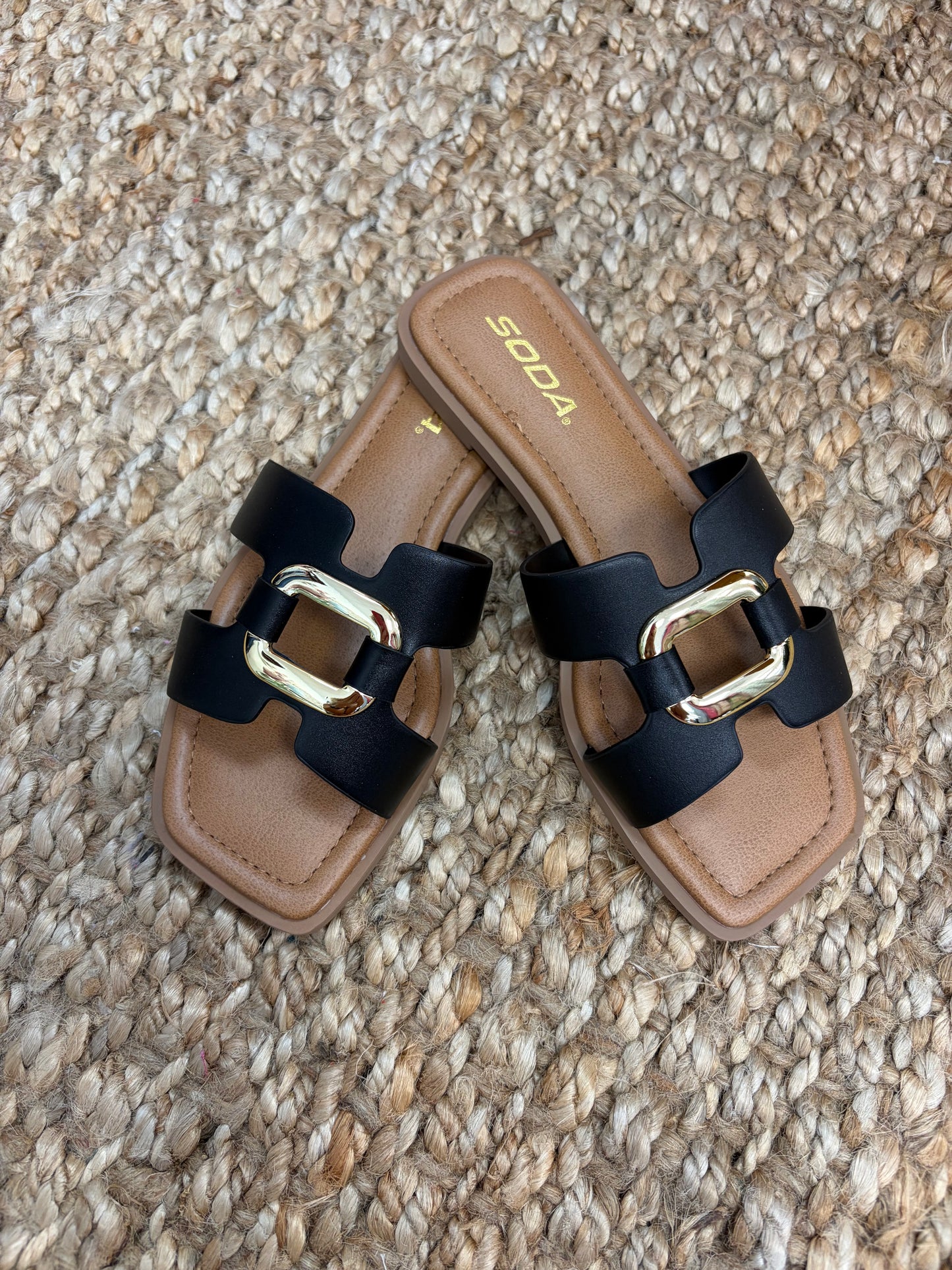 Black sandals