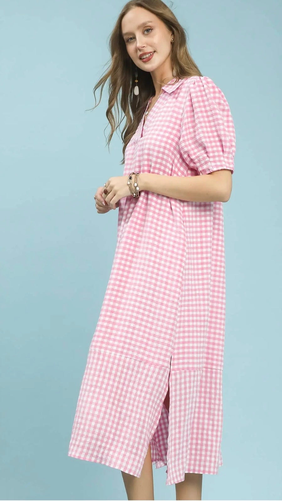 Belle pink dress