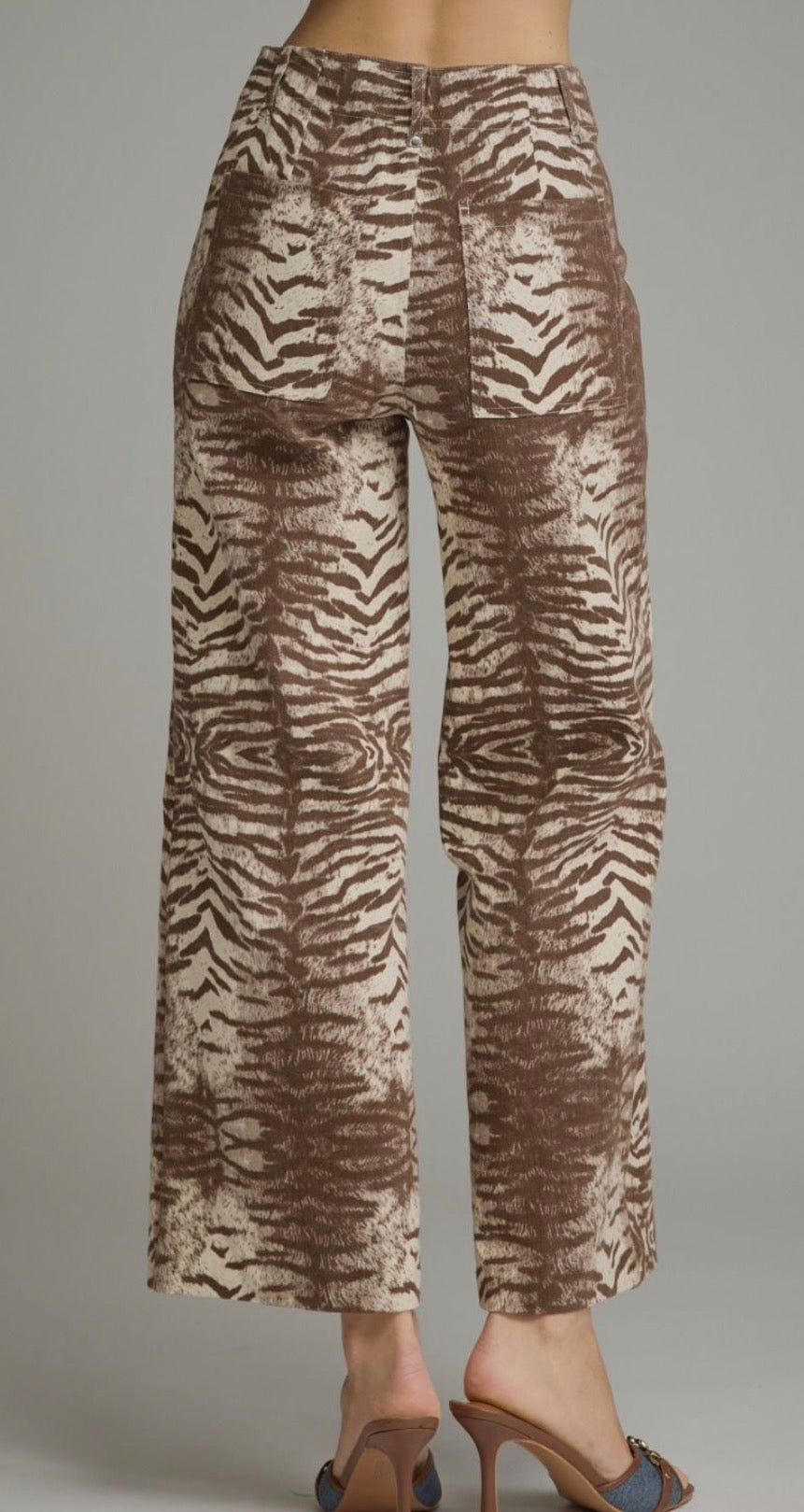 Animal print pants