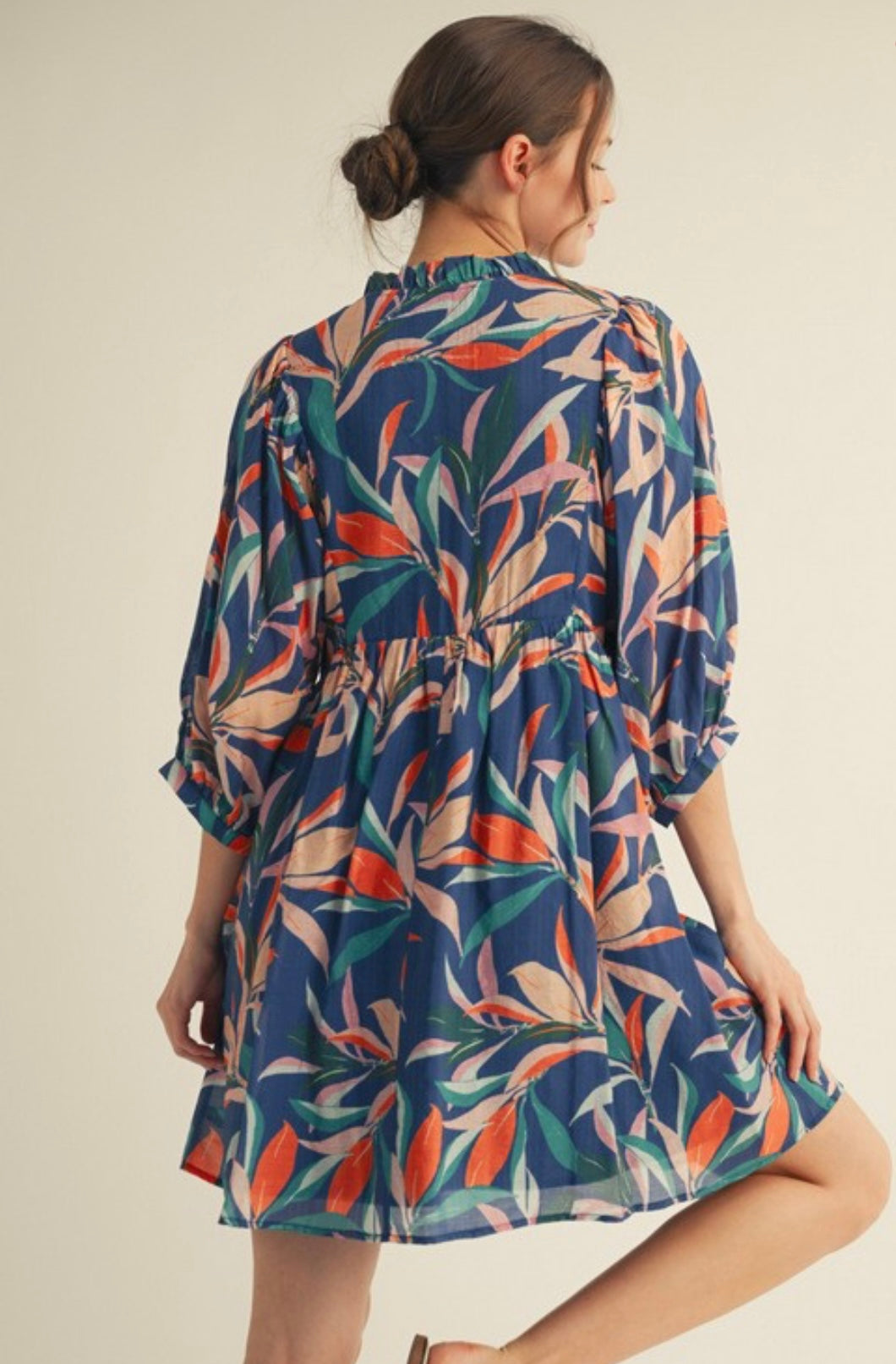 Blue Hawaiian dress