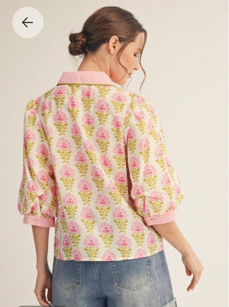 Mason pink top