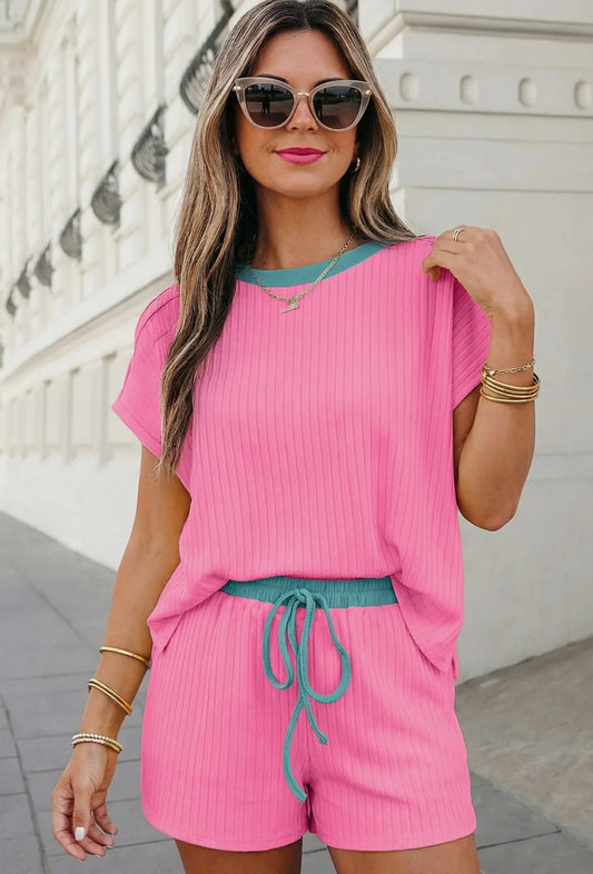 Carrie hot pink set