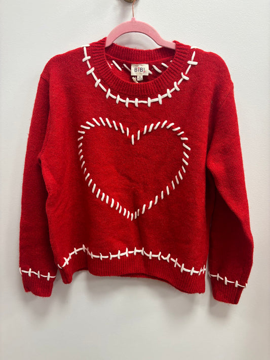 Big heart sweater