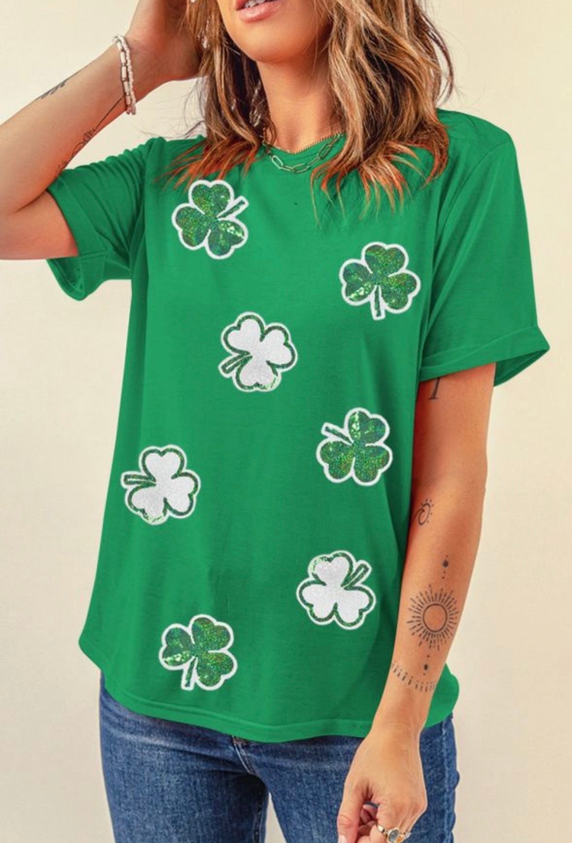 Clover sequence tee