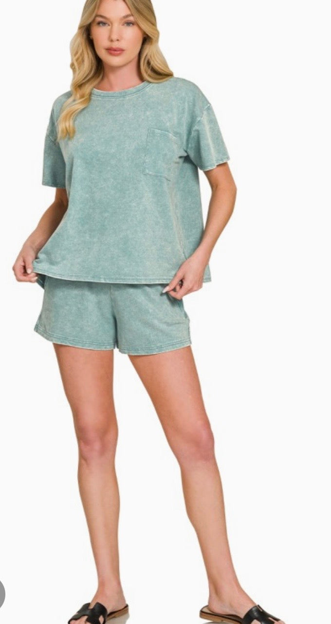 Ash blue set