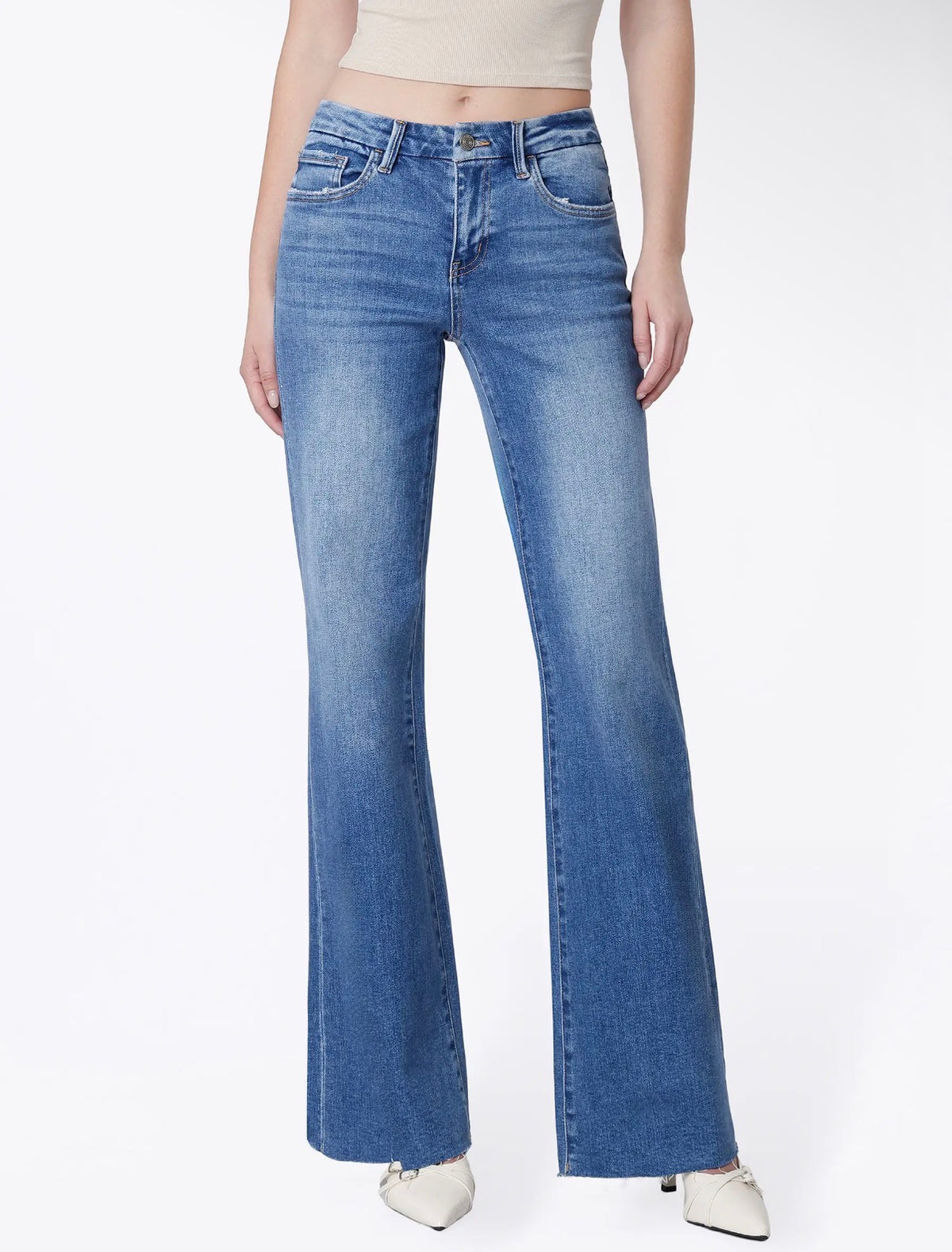 Lovervet midrise vintage flare