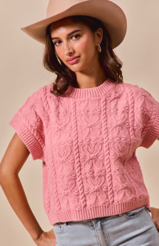 Pretty in pink sweater