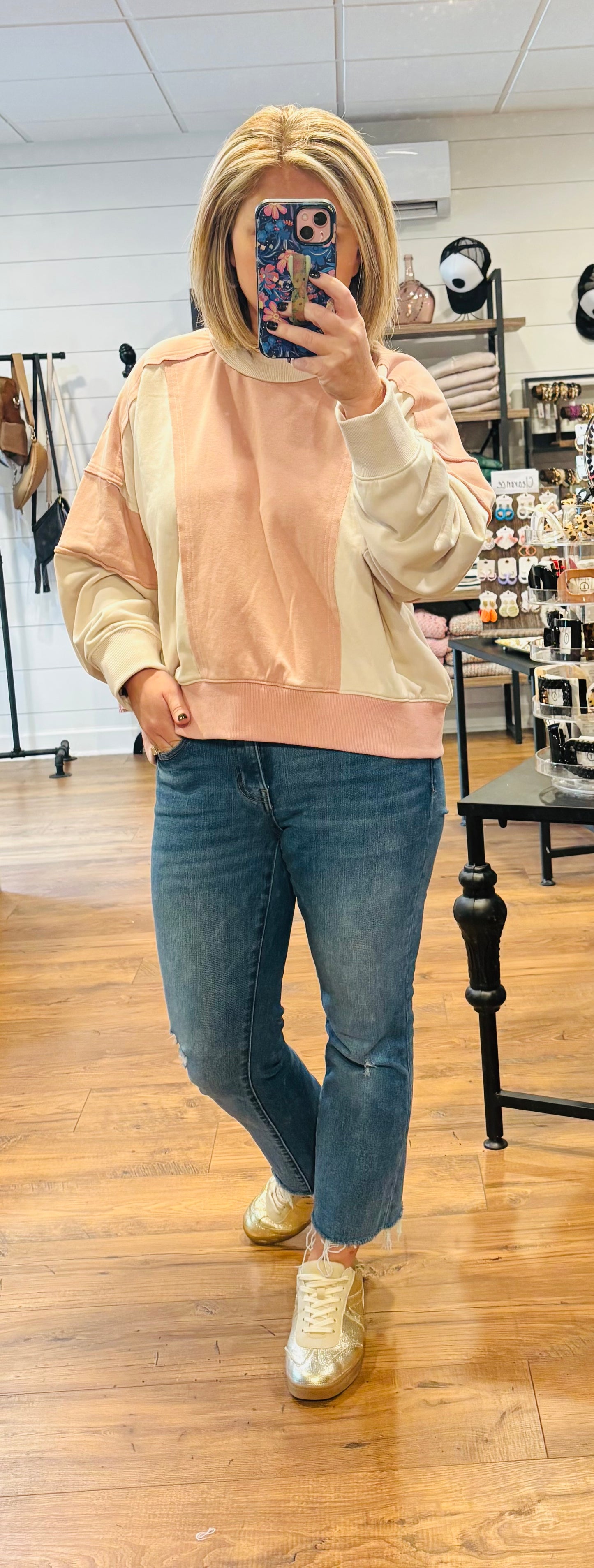 Blush sweater