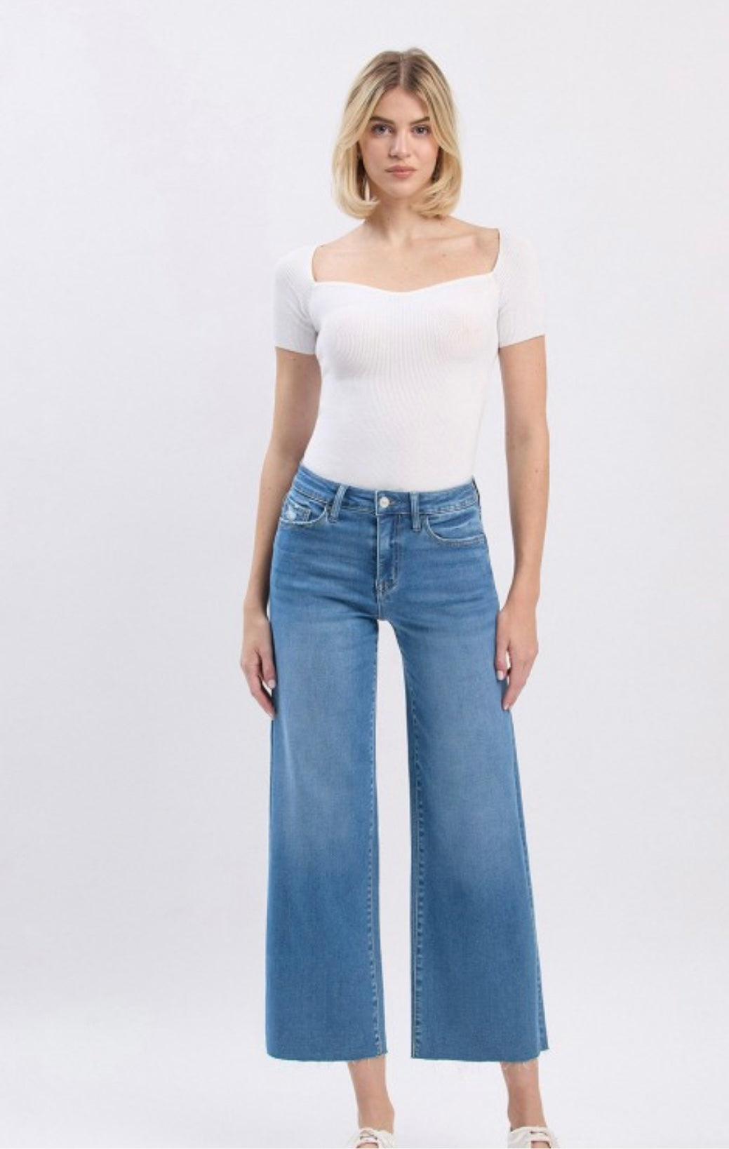 Vervet slim wide denim