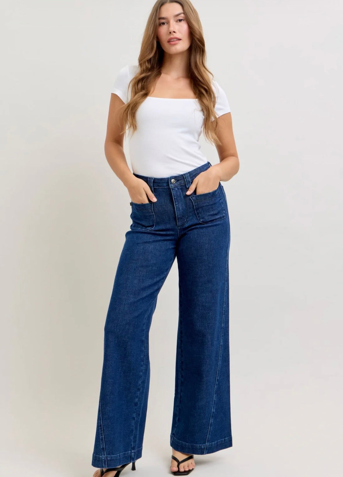 Judy blue retro wide denim