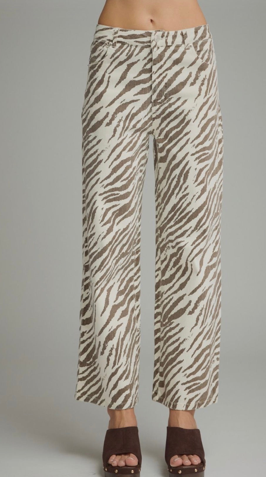 Zebra stripe pants