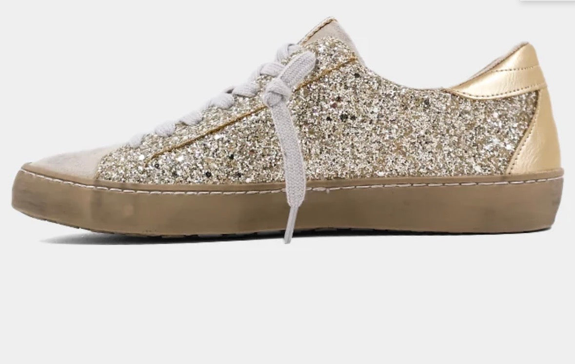 Paula sterling glitter sneakers