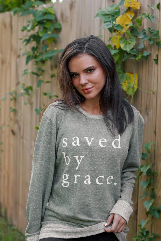 Saved by grace sweatshirt