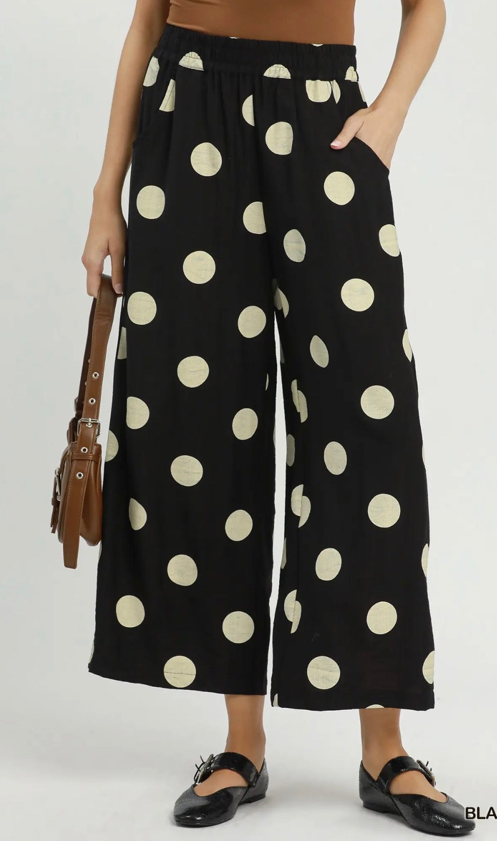 Black dot pants