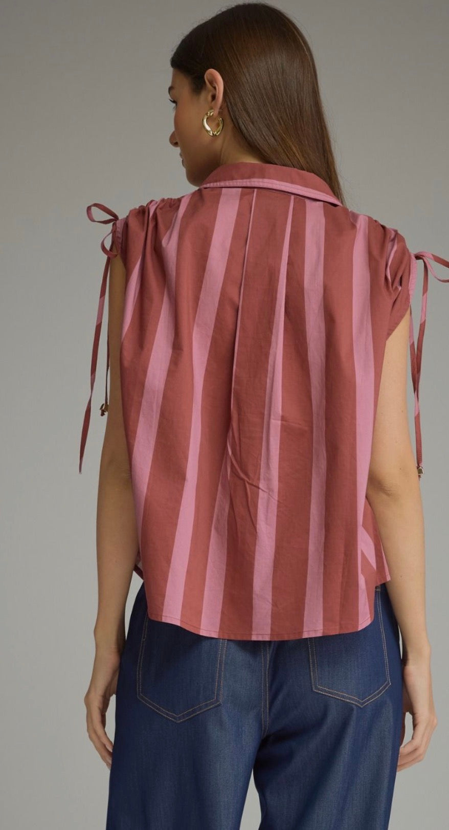 Monica stripe blouse