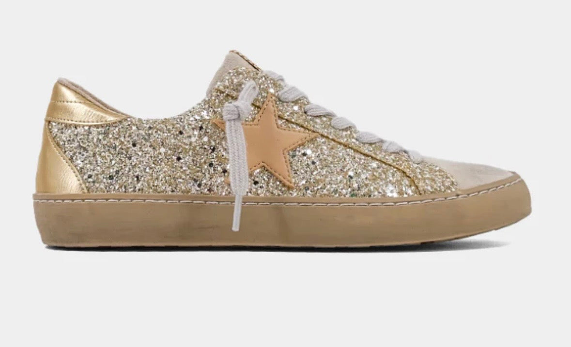 Paula sterling glitter sneakers
