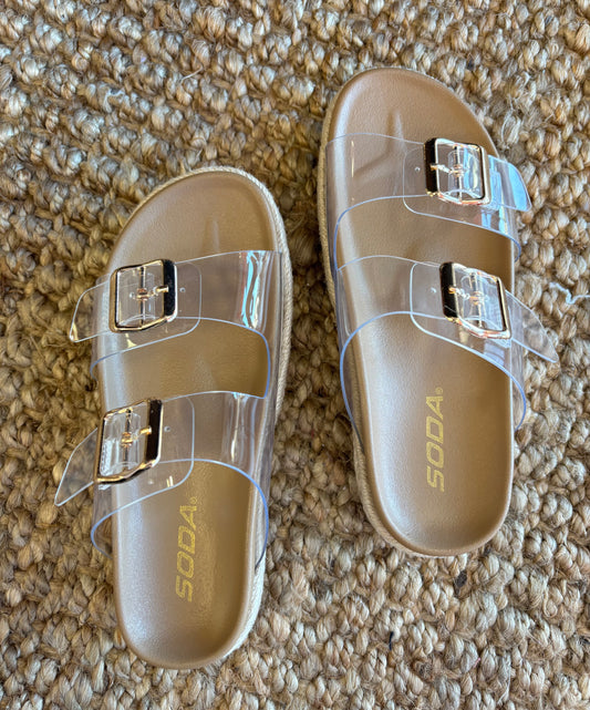 Clear sandal