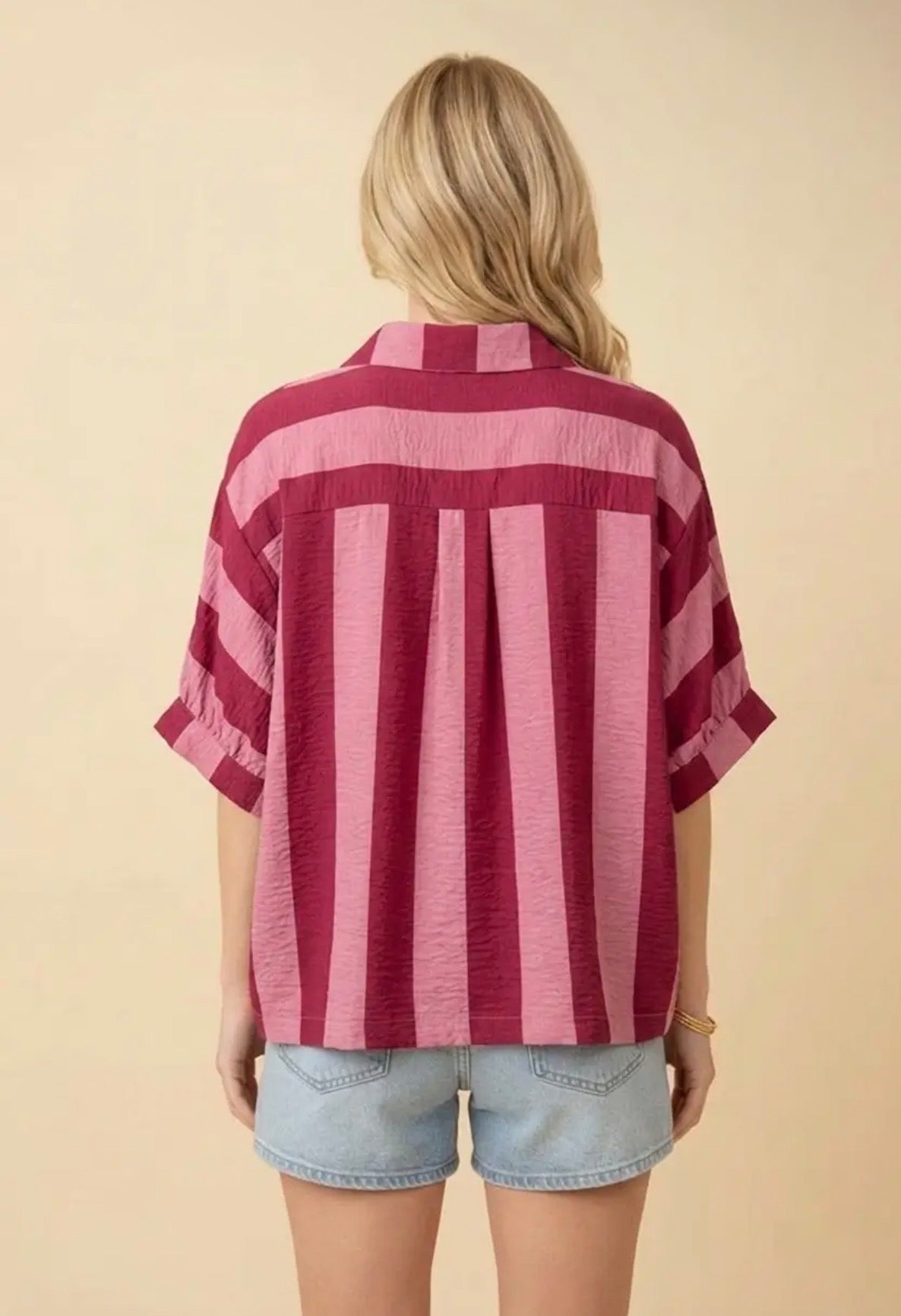 Becky stripe top