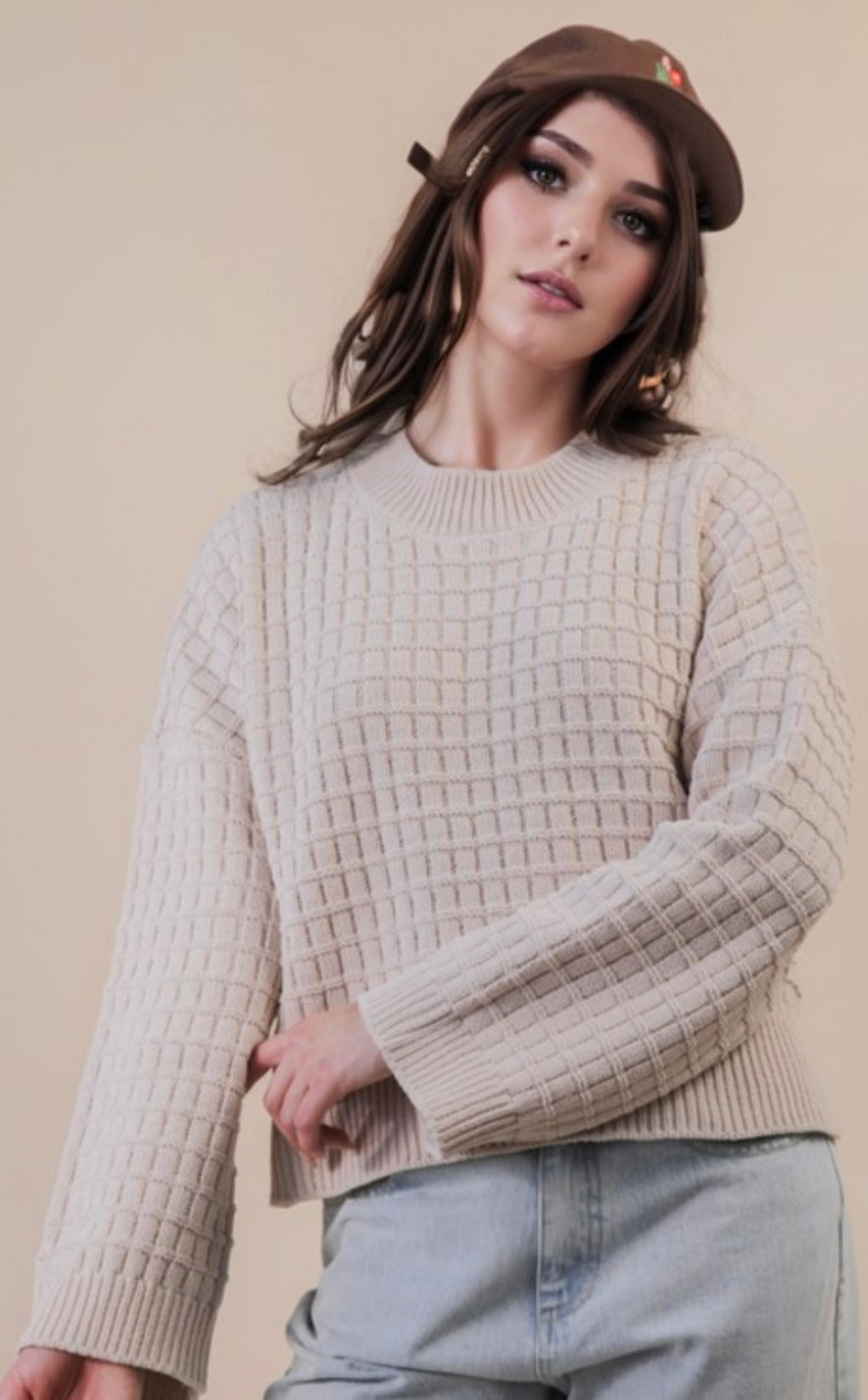 Amanda sweater beige