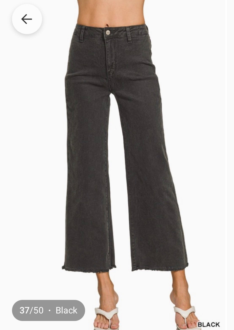 Zenana black denim
