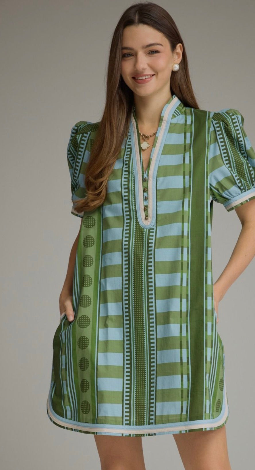 Amber green dress