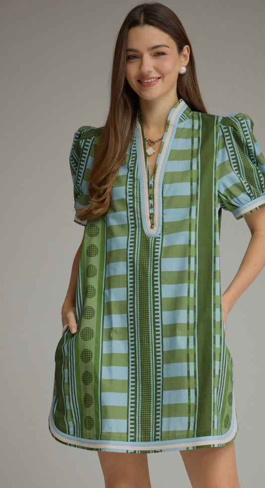 Amber green dress