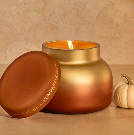 Capri blue pumpkin dulce artisan Tuscan radiance signature candle