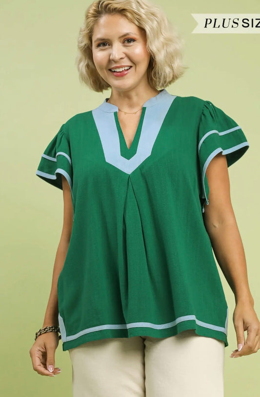 Caroline curvy top