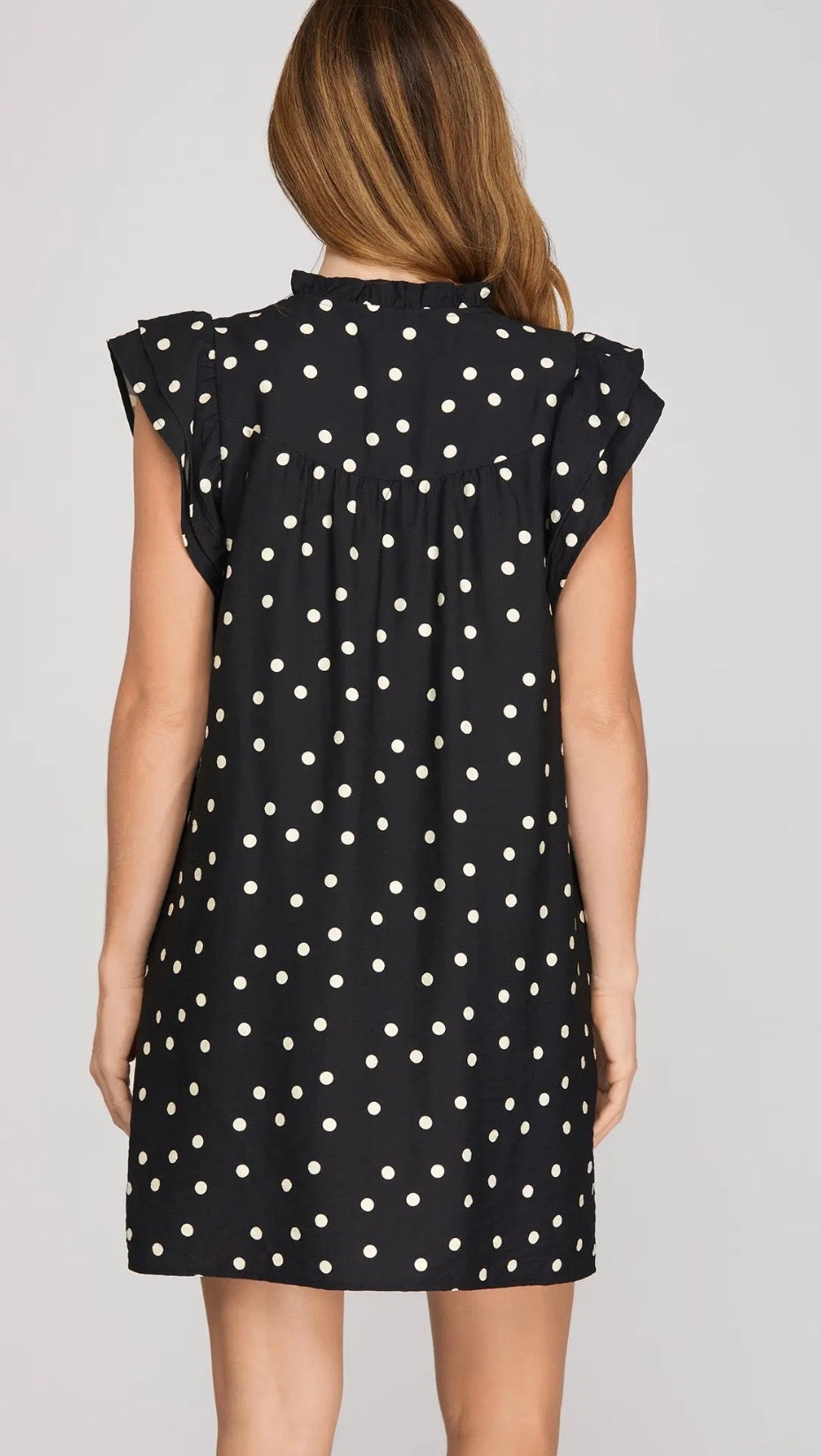 White dot dress
