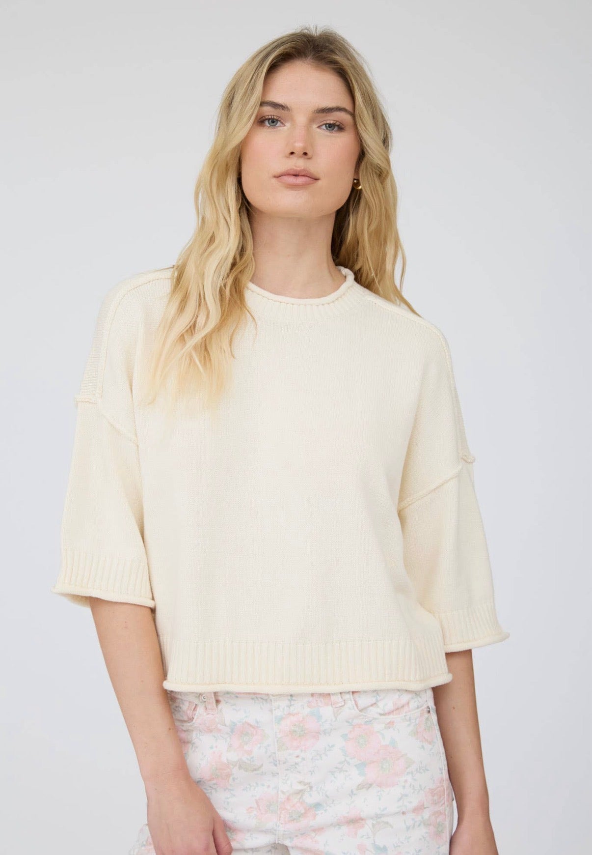 Ivory sweater top